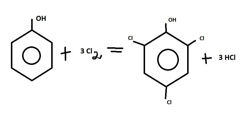 В настоящее время вместо фенола в качестве. Фенол cl2. Фенол плюс хлор 2. Бензол + с2h5cl. C6h5cl фенол.
