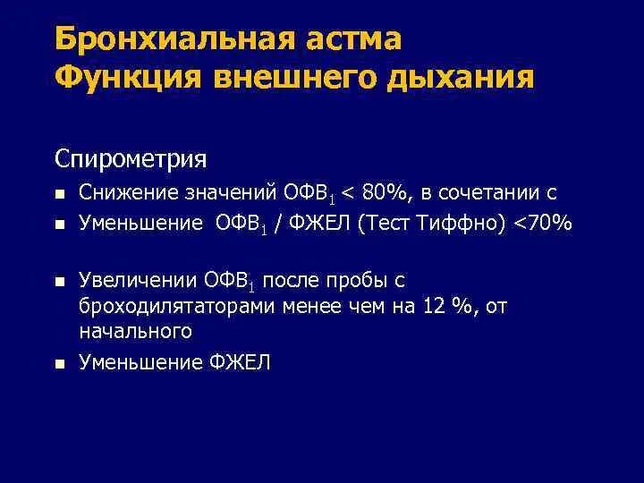 Тест ба. Спирометрия при бронхиальной астме показатели. Офв1 при бронхиальной астме норма. Офв1/ФЖЕЛ при бронхиальной астме. ХОБЛ методы оценки функции внешнего дыхания.