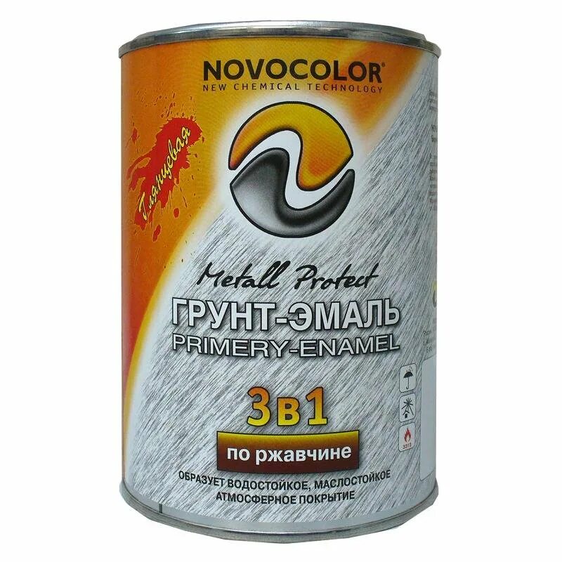 Грунт эмаль 3. Грунт-эмаль novocolor 3в1 серый. грунт-эмаль novocolor 3 в 1 глянцевая серая (20 кг). новоколор по ржавчине. грунт эмаль радугамалер 3 в 1.