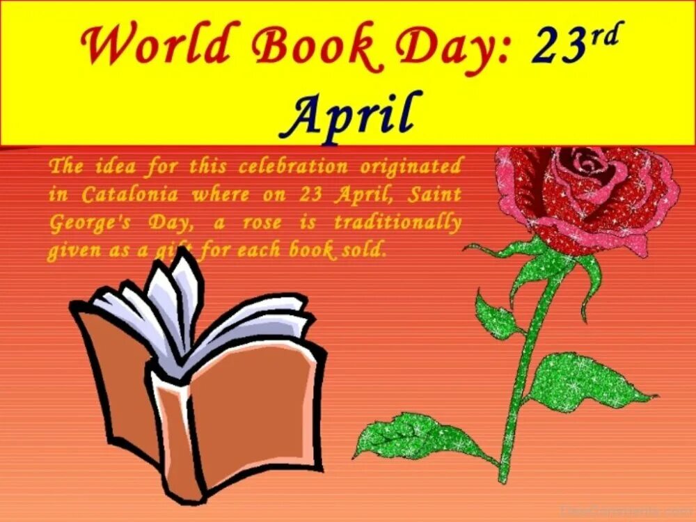 April 23 World book Day.. The International Day book. The book of Days. When is World book Day. When day book