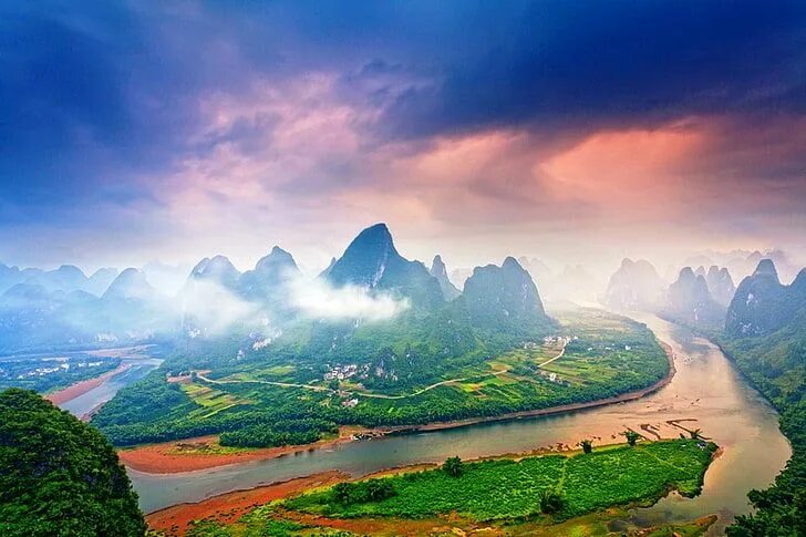 Пейзажи китая фото Pinterest