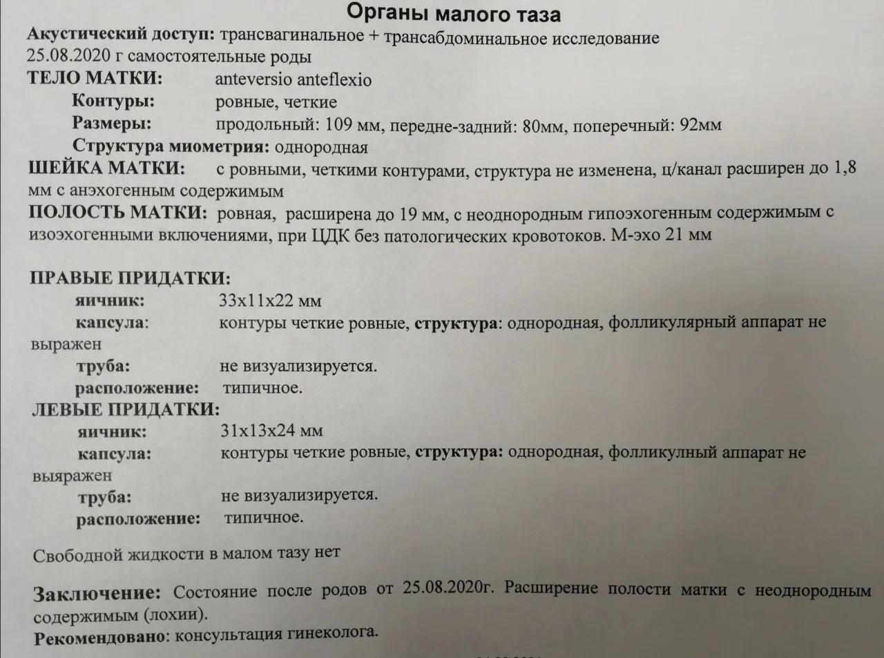 Узи после выскабливания. Показатели УЗИ после родов. Протокол послеродового УЗИ. УЗИ после родов норма. Протокол УЗИ после родов.