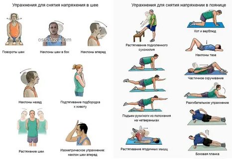 Физические упражнения при остеохондрозе