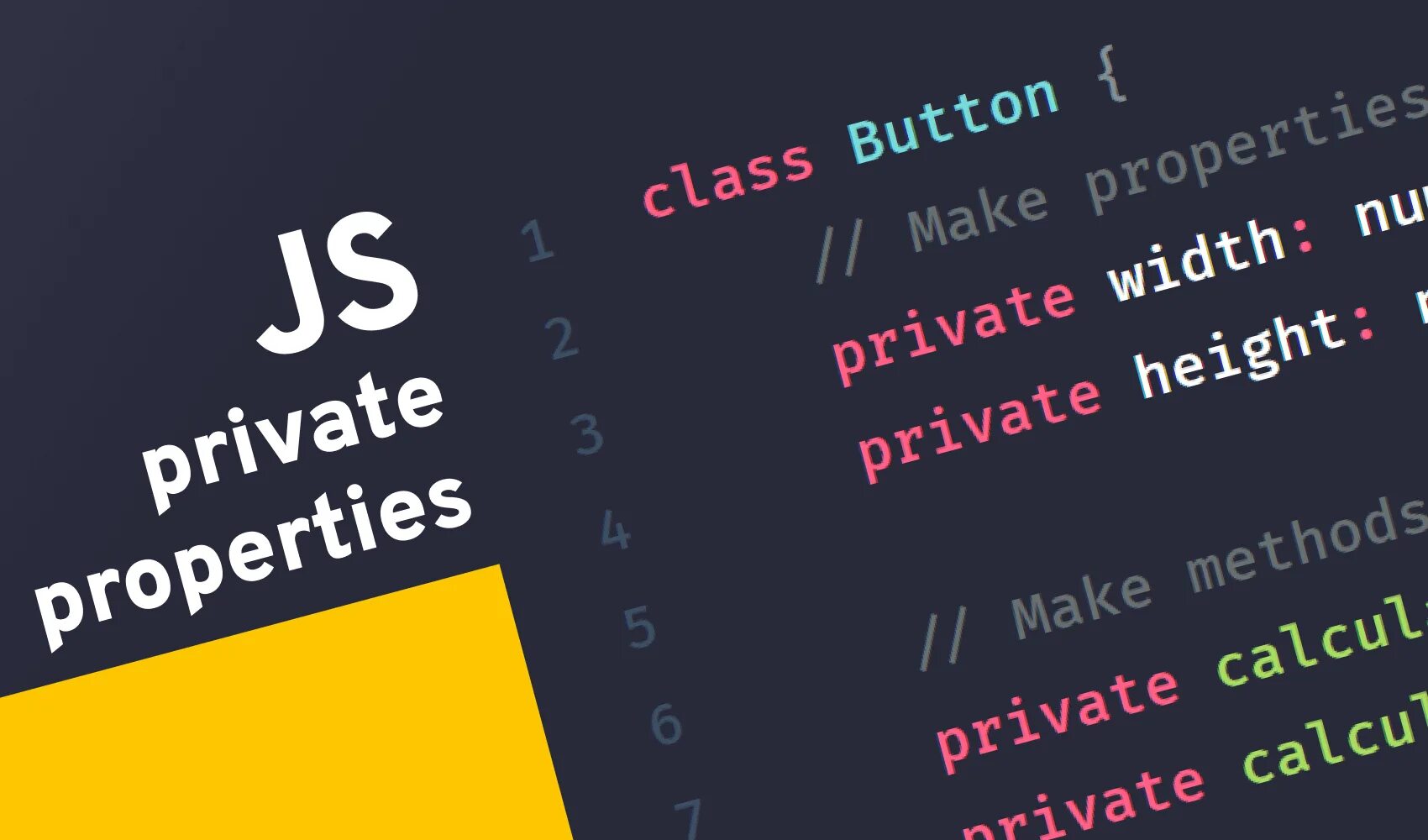 This in js class. Jslib. Private method