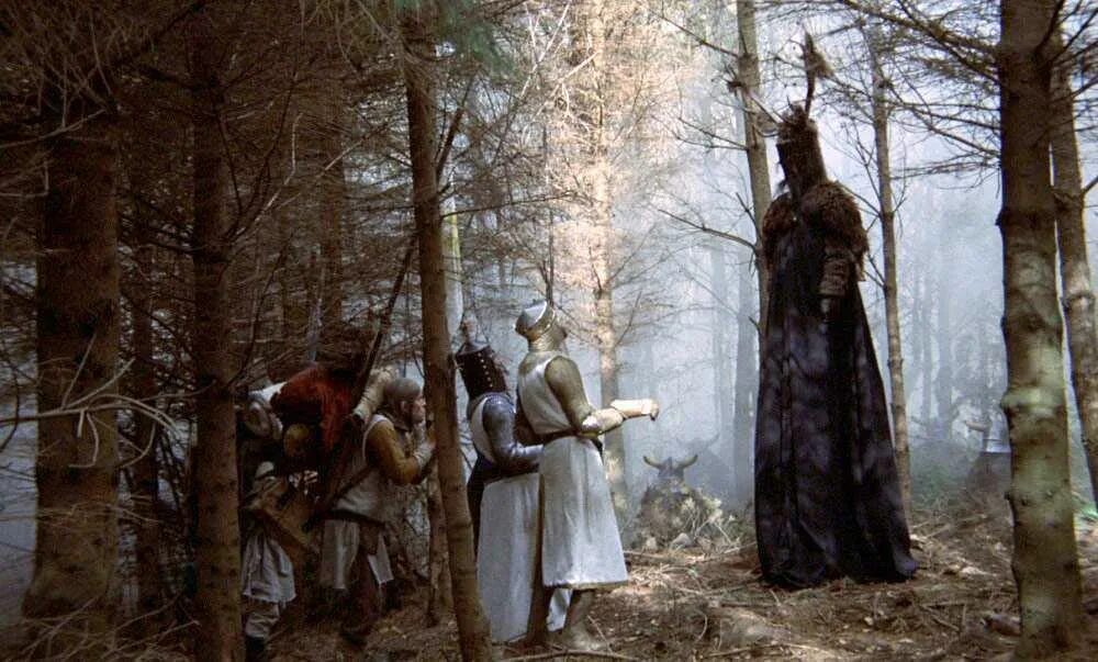 The knight who returned with a god