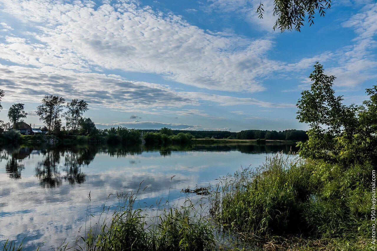 Город на берегу реки клязьма