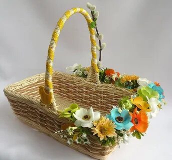 Красивая корзинка своими руками