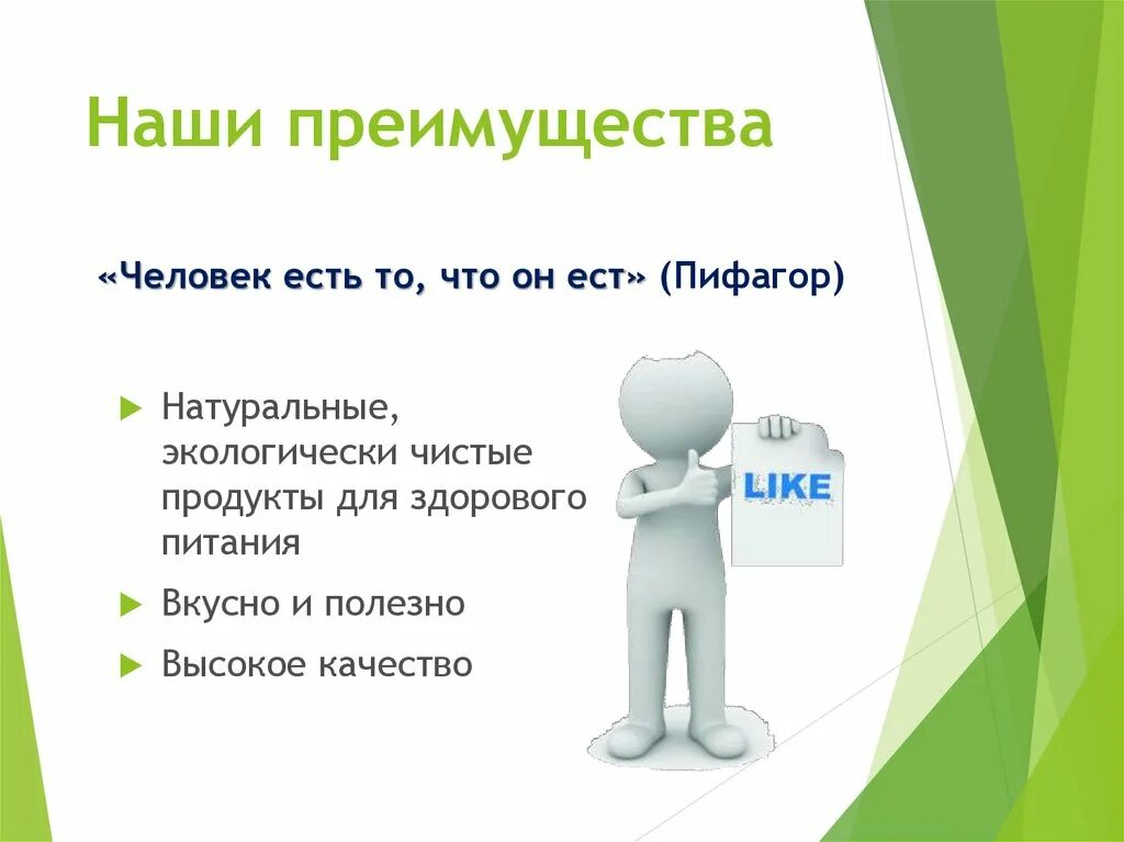 Личные преимущества человека. “Человек есть то, что он ест” (Пифагор).. Выгода люди. Преимущества человека. Все преимущества человека.