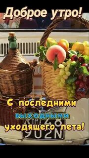 Последние выходные лета пожелания