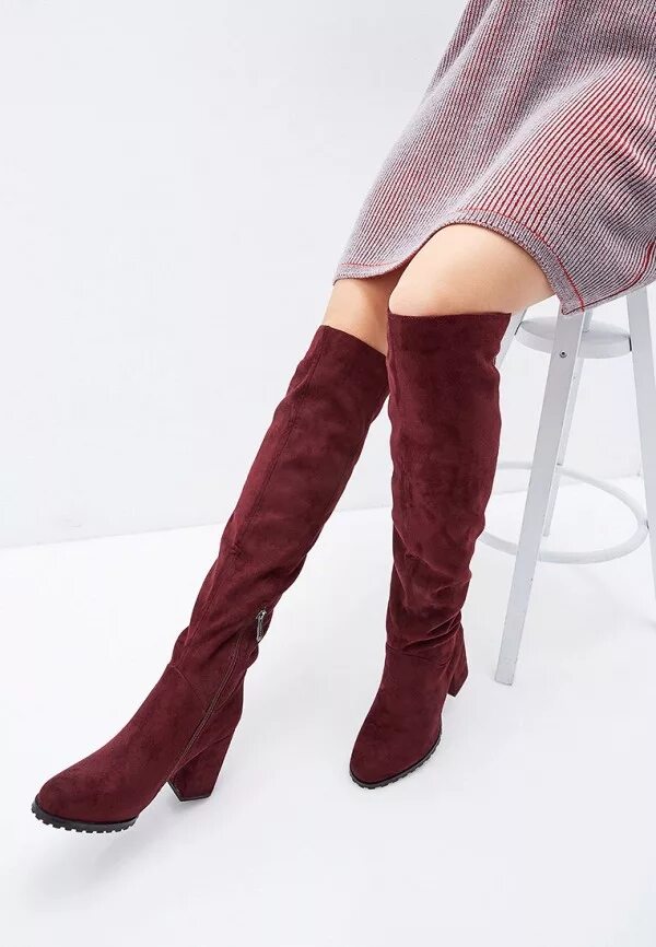 Сапоги ботфорты бордовые. Ботфорты бордовые замш. Бордовые ботфорты. Бордовые ботфорты. Santini ботфорты бордовые.