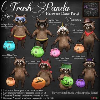 Hextraordinary - Trash Panda Halloween Dance Party.