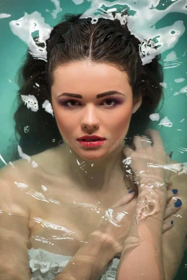 Beautiful Girl in the Bathroom Stock Image - Image of female, sensual: 48234395