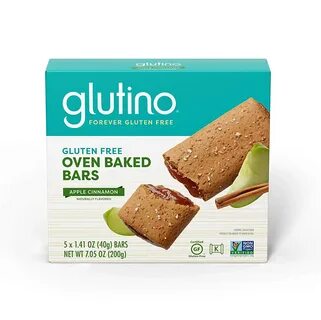 Glutino Gluten Free Breakfast Bars Apple 7.05 Pack free shipping Ounce of 1...