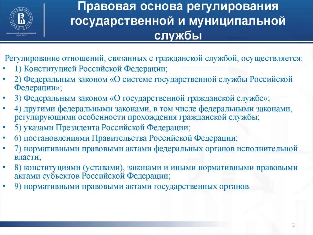 Основа м рф. Правовое регулирование государственной и муниципальной службы. Нормативно-правовое регулирование государственной службы. Правовые основы государственной и муниципальной службы. Правовое регулирование муниципальной службы в Российской Федерации..