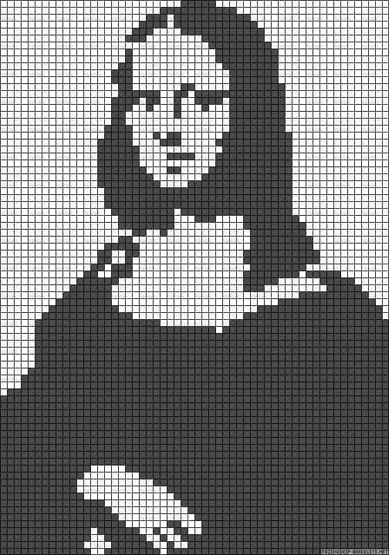 Рисунки по клеточкам лицо. Мона лиза филейное вязание. мона лиза pixel art. пиксель портрет. портреты по клеточкам.