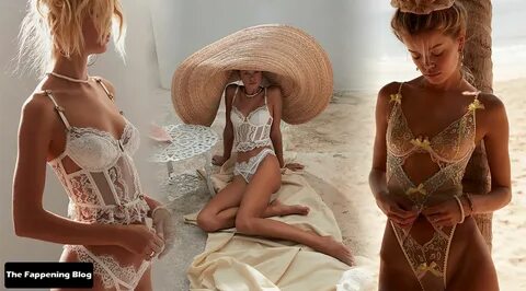 Instagram. →. Model Frida Aasen poses in lingerie in a new sexy photoshoot ...
