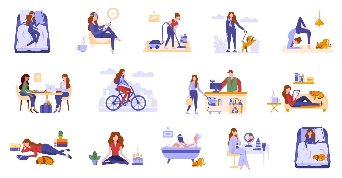 Рутина дня. Ежедневная рутина иллюстрации. ежедневная рутина картинки. рутина рисунок. daily routine картинки.