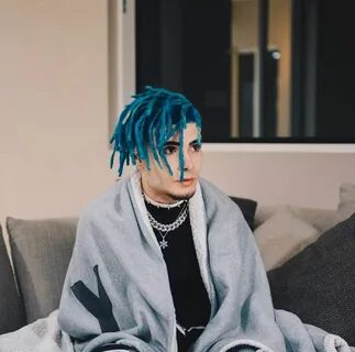 He s got blue hair