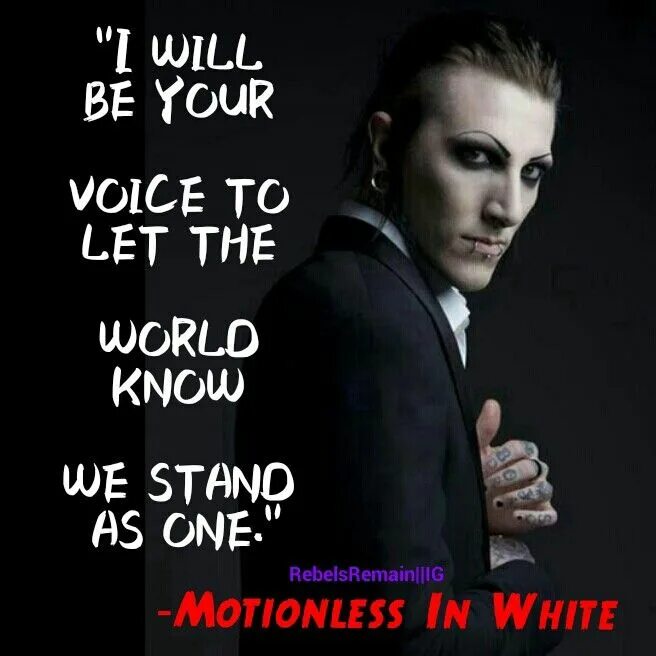 Фрэнк Поламбо Motionless in White. Цитаты из песен Motionless in White. Motionless in White обои. Motionless in White logo.