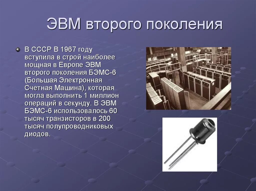Полупроводник на букву т. Поколение ЭВМ 2 поколение. Транзисторы ЭВМ 2-го поколения. ЭВМ 2 поколения БЭСМ-6. Второе поколение ЭВМ транзисторы.