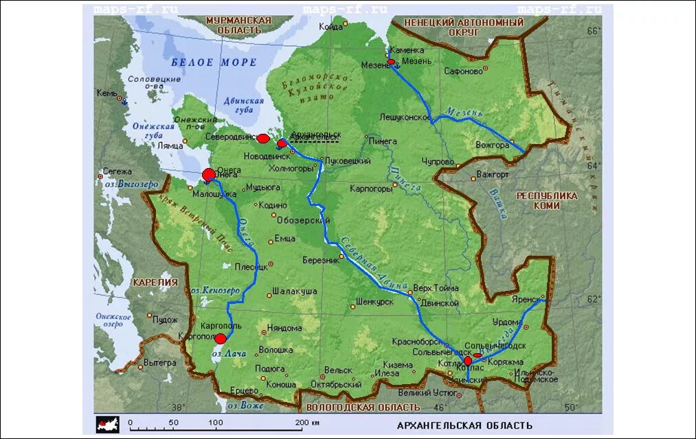 физ карта архангельской области. рельеф архангельской области физическая карта. реки архангельской области на карте. карта рек архангельска. карта архангельской области с озерами и реками.