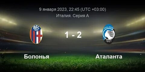 Прогноз на матч аталанта болонья