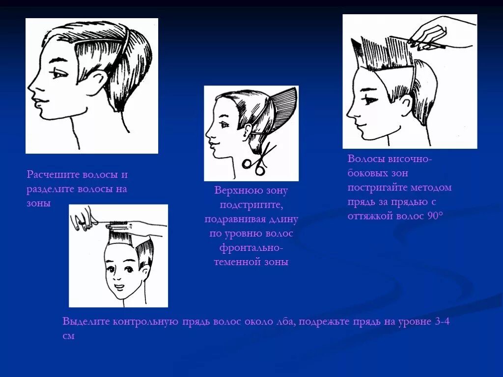 Теменная зона волос. Разделить волосы на зоны. Стрижка височно боковой зоны. Деление волос на зоны схема.
