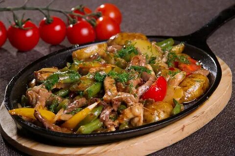 Овощи с мясом название блюда