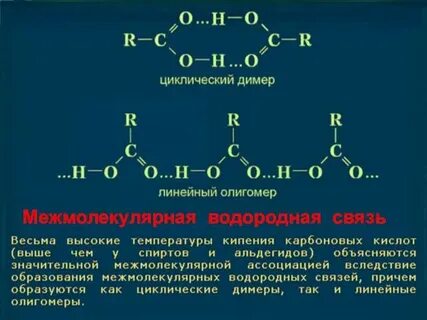 Уксусная кислота связь между молекулами