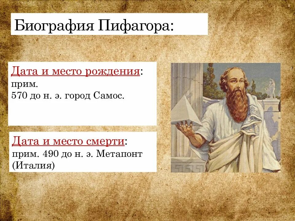 Когда отмечается праздник пифагора