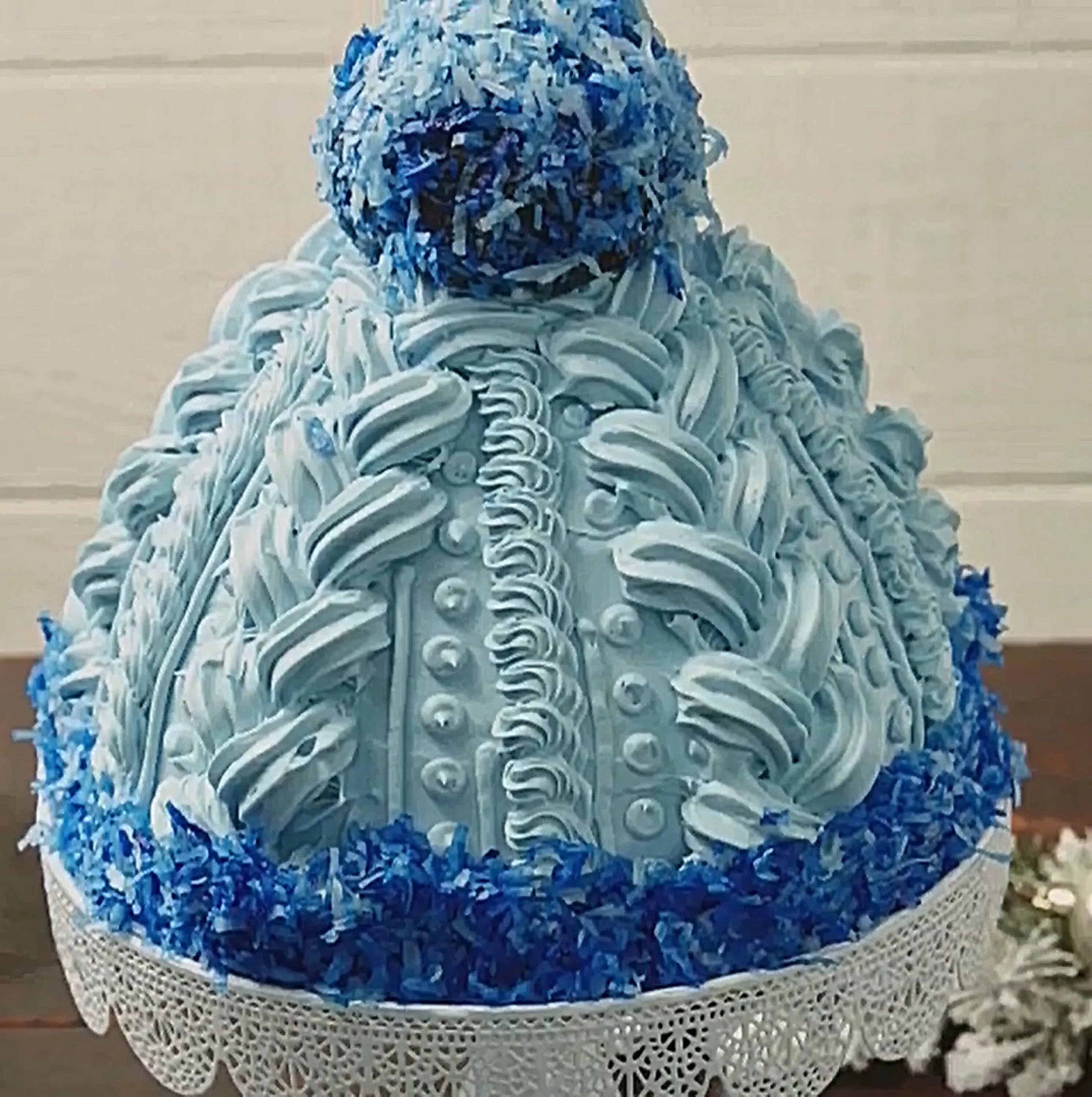 торт шапка зимняя. торт зимняя шапочка. кремовый вязаный торт. торт шапка зимняя. торт шапка вязаная.