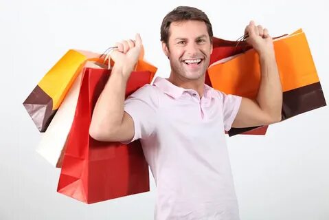 Men shopping