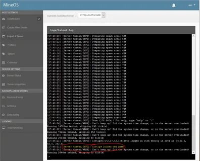 Server thread error