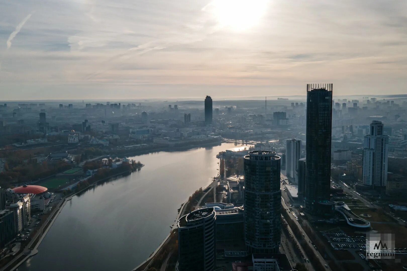 Смотровая площадка БЦ "Высоцкий" Гостиница в центре Екатеринбурга - ТрансОтель