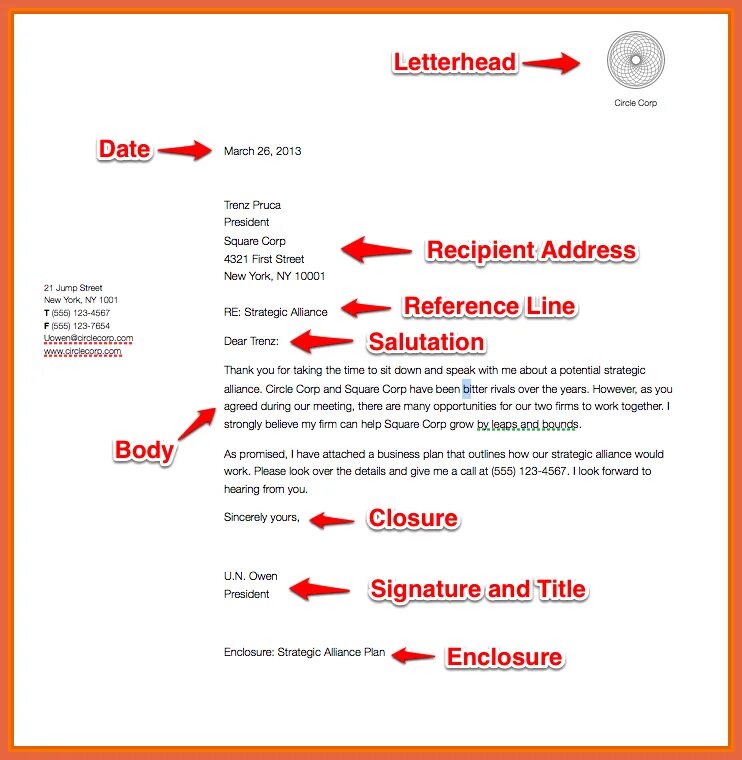 Recipient s address
