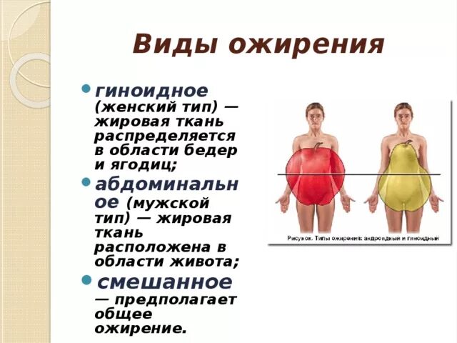 Легкое ожирение. Типы ожирения в зависимости от распределения жировой ткани. Гиноидный Тип распределения жировой ткани. Гиноидный Тип ожирения. Типы ожирения по локализации отложений.