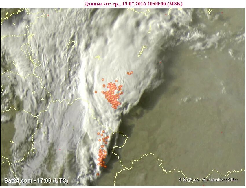 Погода спутник. Орск фото со спутника. Спутник конвективный шторм. Геофизические наложение на спутниковые снимки. Спутниковые снимки в системе координат.