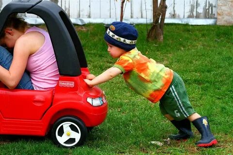 Можно толкать машину на автомате