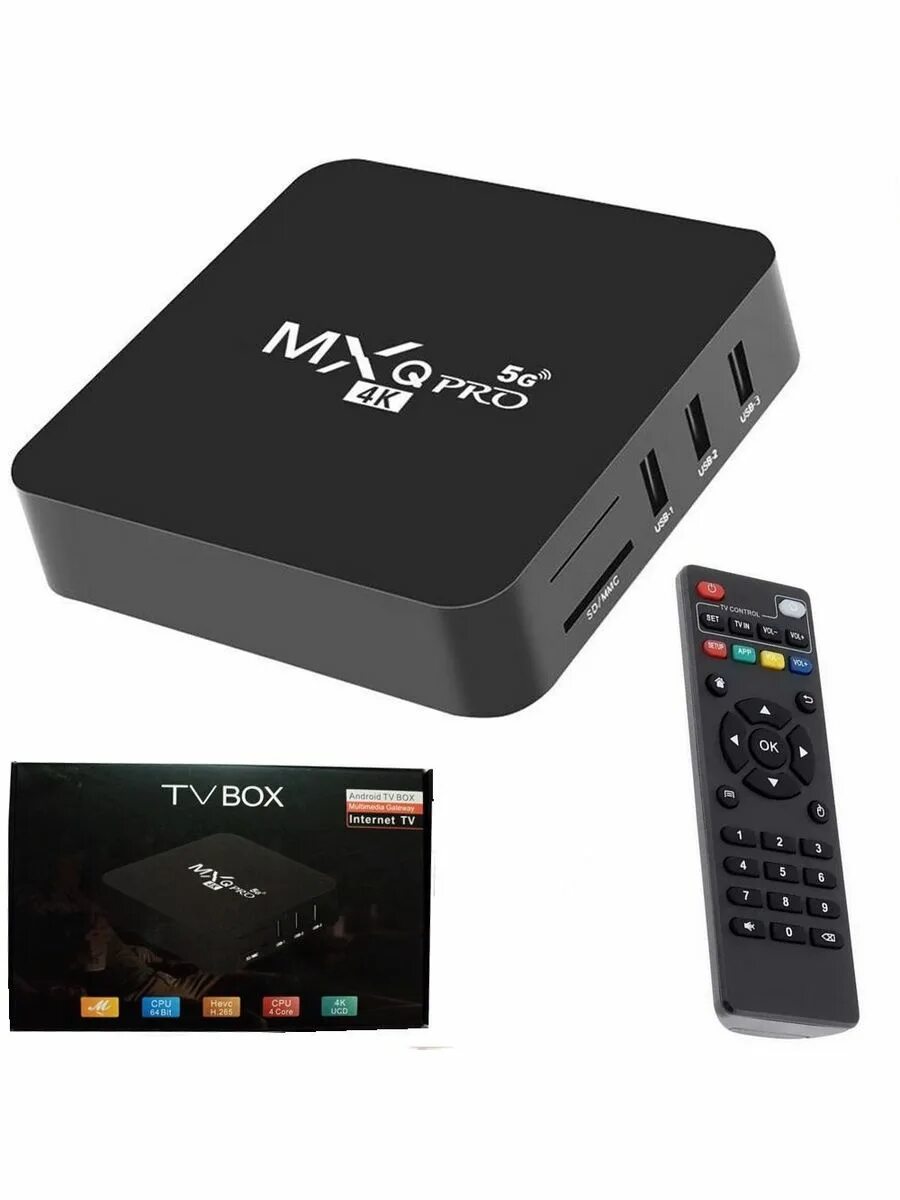 Smart box android 11. M box smart mxq-4k 5g.