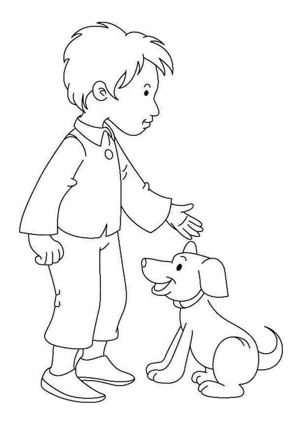 Рисунок на тему собака друг человека. Раскраска для мальчиков. Раскраска "собаки". Собака раскраска для детей.