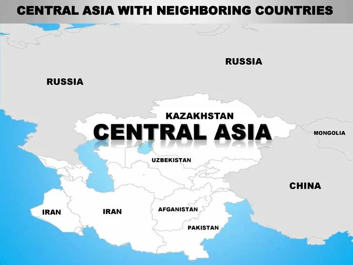 Средняя азия какие города. Центральная Азия. Страны центральной Азии на карте. Средняя Азия. Расположение центральной Азии.