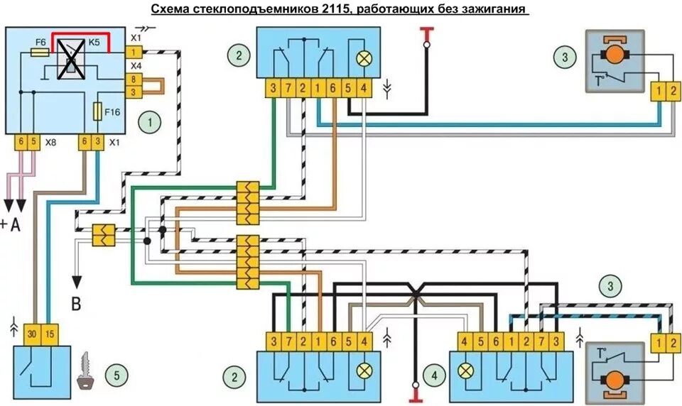 Схема проводов стеклоподъемников ВАЗ 2114. Схема подключения стеклоподъемников ВАЗ 2114. Схема подключения стеклоподъёмники ВАЗ 2114. Схема подключения стеклоподъёмников ВАЗ 2114. Ваз 2115 не работают стеклоподъемники