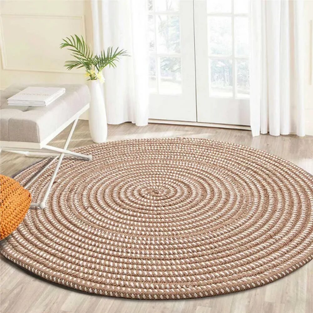 Коврик Round Rug. Круглые плетеные коврики. Ковер круглый. Круглый ковер в интерьере.