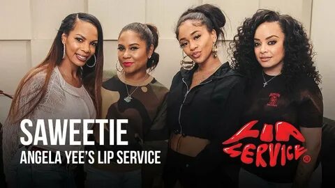 Angela Yee, lip service, angela, saweetie, podcast, yee, stephanie santia.....