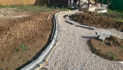 Как правильно установить тротуарный бордюр своими руками
