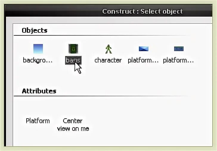 Select object