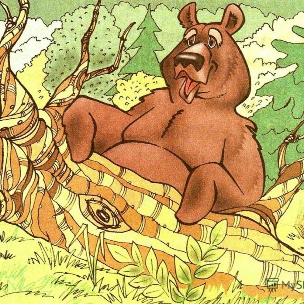 Иллюстрации к рассказу Пришвина медведь. Украсть медведя