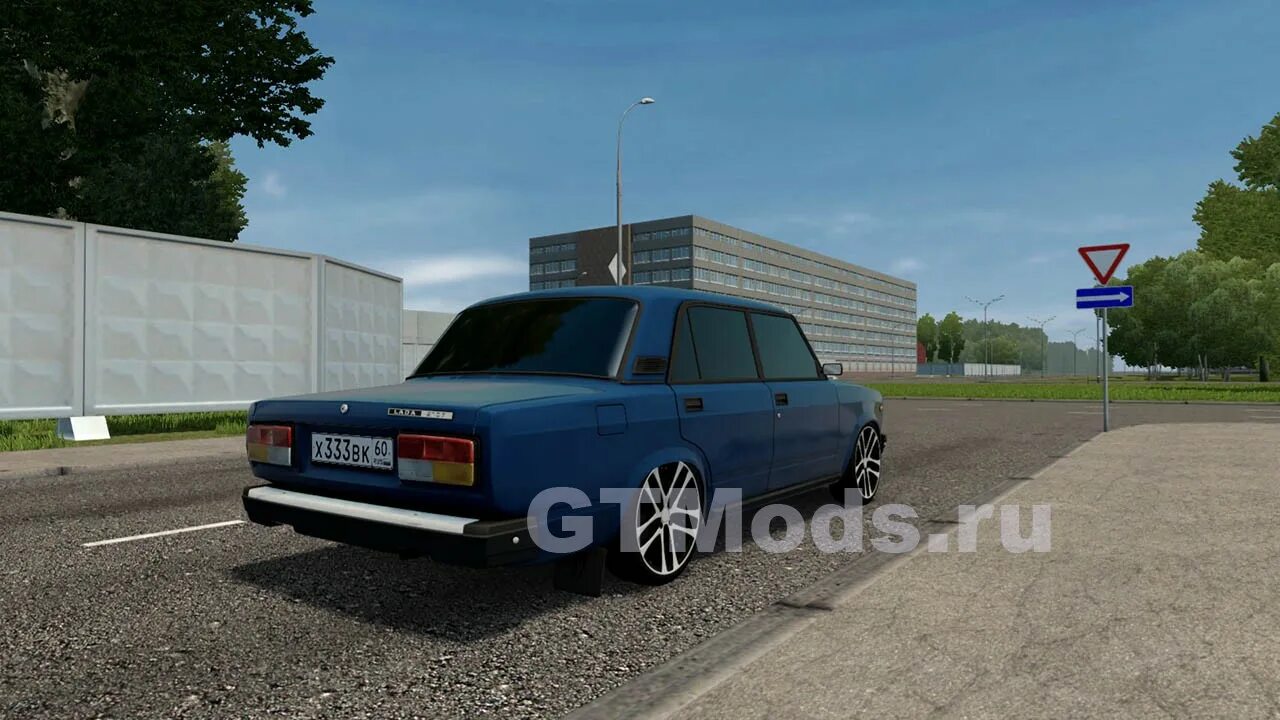 ВАЗ 2107 V.2 для City car Driving (v1.5.9). City car Driving 2107 опер.