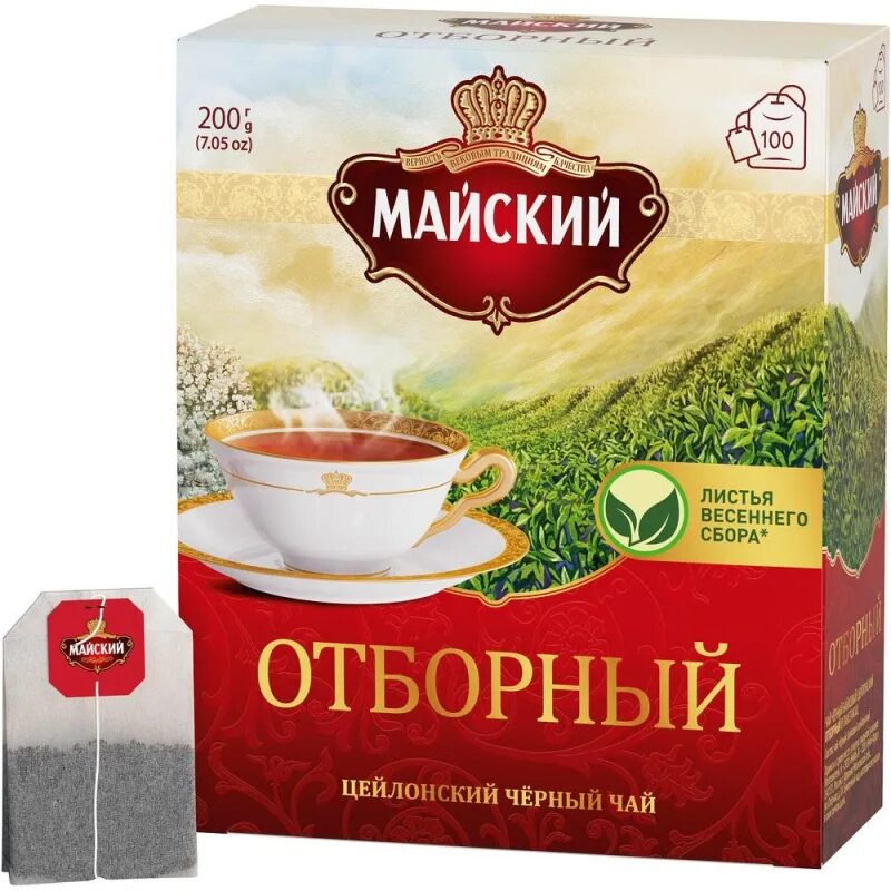 Майский чай купить. Чай Майский отборный 100 пак.. Чай Майский 2*100пак (1/6) отборный черн.. Чай Майский отборный цейлонский. Чай Майский отборный 25 пак..