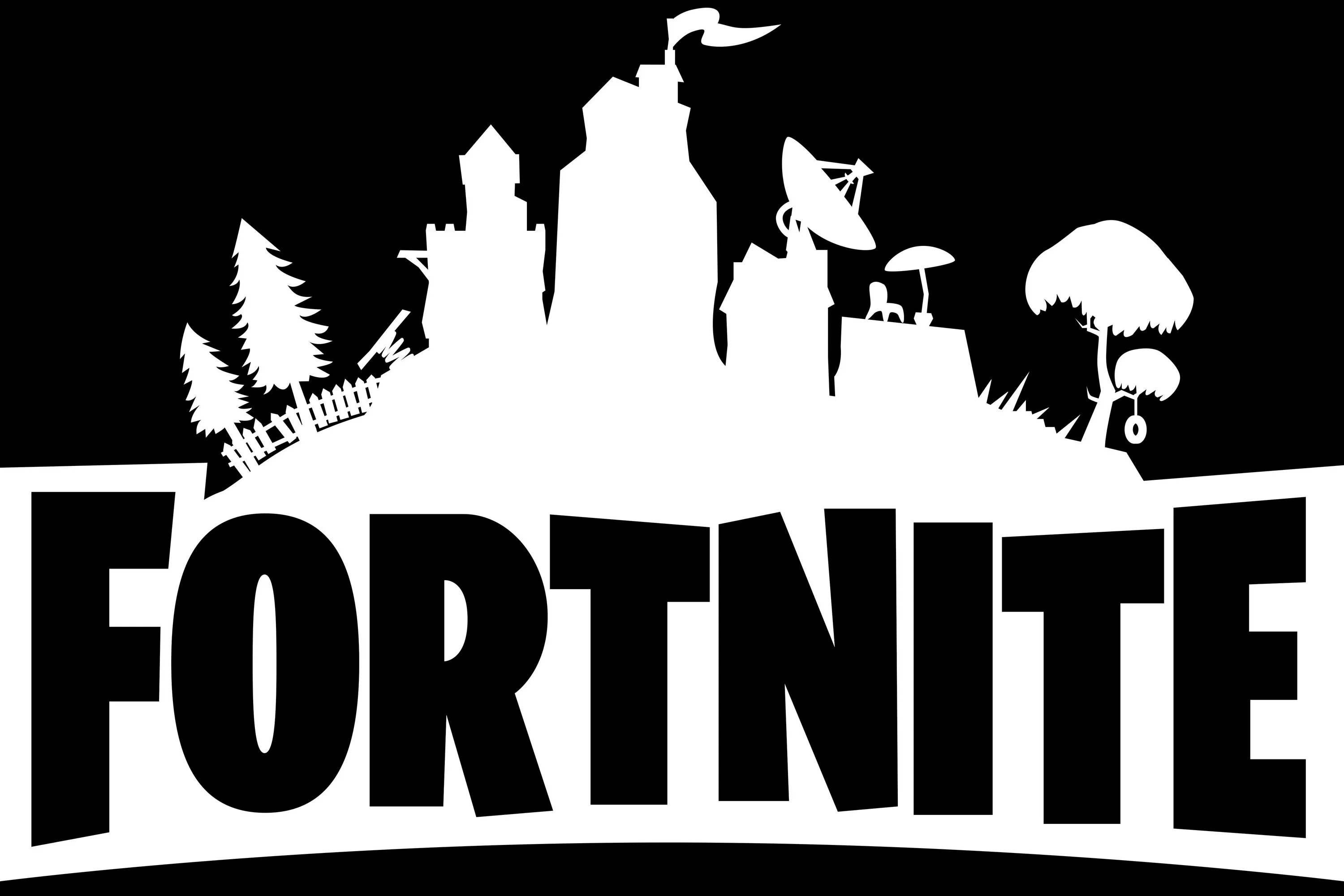 Fortnite logo. ФОРТНАЙТ эмблема. ФОРТНАЙТ надпись. Логотип игры ФОРТНАЙТ. Надпись черно-белая Fortnite.